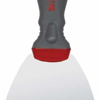 Warner 4" ProGrip Stiff Broad Knife, Stainless Steel with Hammer Cap, 90667