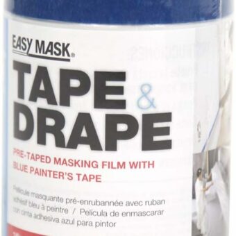 Trimaco 396590 Easy Mask Drape, Blue Tape 2-ft X 90-ft, Foot