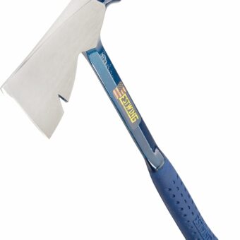 ESTWING Rigger's Axe - 16" Half Hatchet with Milled Face & Shock Reduction Grip - E3-R