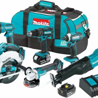 Makita XT610 18V LXT Lithium-Ion Cordless 6 Piece Combo Kit (3.0Ah)