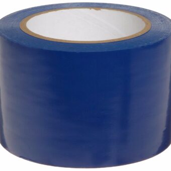 Brady 108' Length, 3" Width, B726 Vinyl Tape, Blue Color Aisle Marking Tape